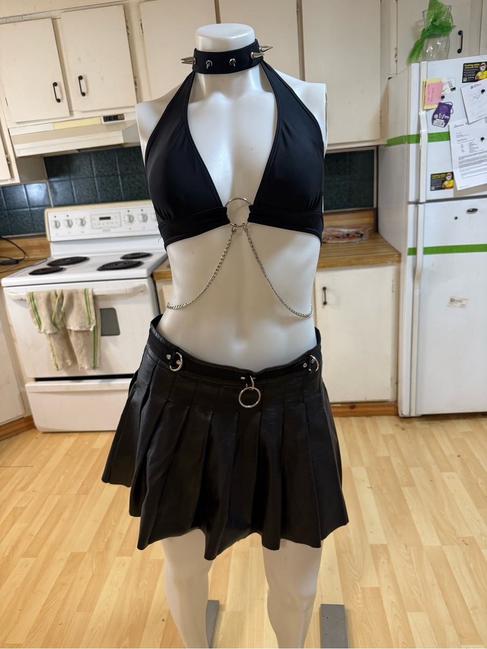 Dolls Kill Gothic Top and Skirt